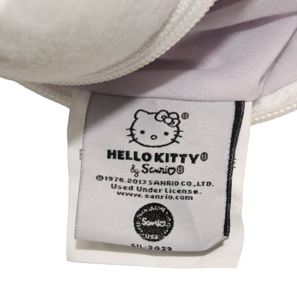 Retired Sanrio Hello Kitty Plush Zipper Backpack Pink Leopard Cheetah Print 14" - Picture 5 of 6